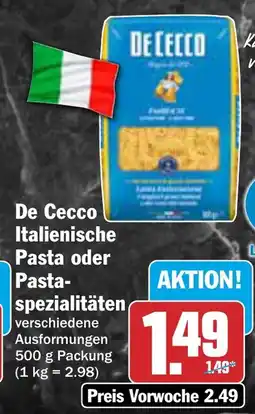 AEZ De Cecco Italienische Pasta oder Pasta- spezialitäten Angebot
