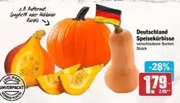 AEZ Deutschland Speisekürbisse Angebot