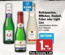 AEZ Rotkäppchen, MMchen, Henkell, Faber oder Light Live Angebot