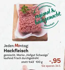 AEZ Jeden Montag Hackfleisch Angebot