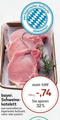 AEZ bayer. Schweine- kotelett Angebot