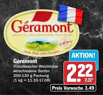 AEZ Géramont Französischer Weichkäse Angebot