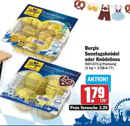 AEZ Burgis Sonntagsknödel oder Knödelinos Angebot