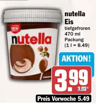 AEZ nutella Eis Angebot