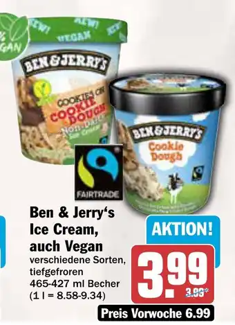 AEZ Ben & Jerry's Ice Cream, auch Vegan Angebot