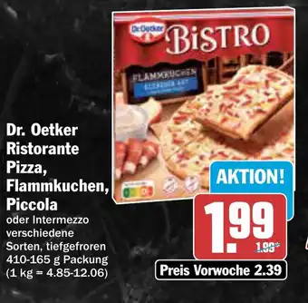 AEZ Dr. Oetker Ristorante Pizza, Flammkuchen, Piccola Angebot