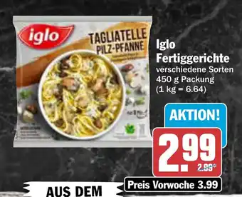 AEZ Iglo Fertiggerichte Angebot