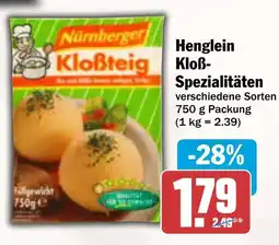 AEZ Henglein Kloß- Spezialitäten Angebot