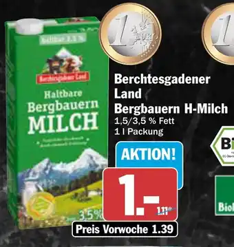 AEZ Berchtesgadener Land Bergbauern Bergbauern H-Milch Angebot