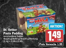AEZ Dr. Oetker Paula Pudding Angebot