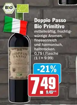 AEZ Doppio Passo Bio Primitivo Angebot