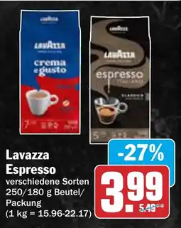 AEZ Lavazza Espresso Angebot