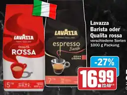 AEZ Lavazza Barista oder Qualita rossa Angebot