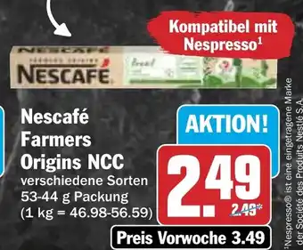 AEZ Nescafé Farmers Origins NCC Angebot