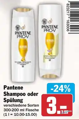 AEZ Pantene Shampoo oder Spülung Angebot