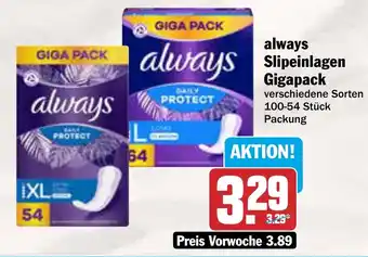 AEZ always Slipeinlagen Gigapack Angebot