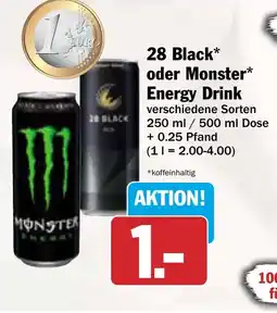 AEZ 28 Black oder Monster Energy Drink Angebot