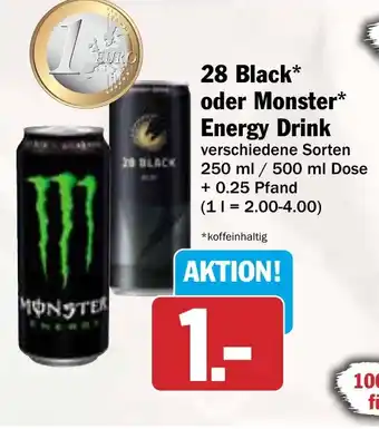 AEZ 28 Black oder Monster Energy Drink Angebot