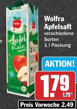 AEZ Wolfra Apfelsaft Angebot