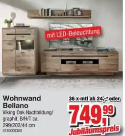 Möbelfundgrube Wohnwand Bellano Angebot