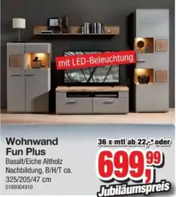 Möbelfundgrube Wohnwand Fun Plus Angebot