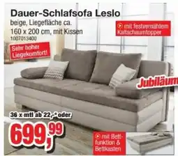 Möbelfundgrube Dauer-Schlafsofa Leslo Angebot