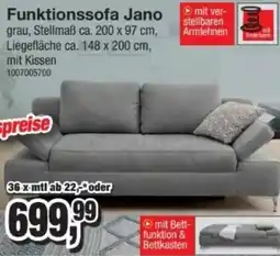 Möbelfundgrube Funktionssofa Jano Angebot