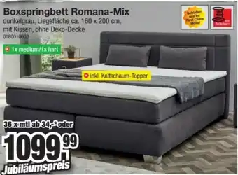 Möbelfundgrube Boxspringbett Romana-Mix Angebot