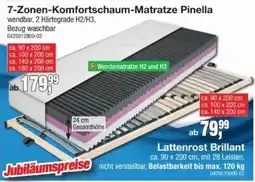 Möbelfundgrube 7-Zonen-Komfortschaum-Matratze Pinella Angebot