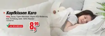 Möbelfundgrube Kopfkissen Karo Angebot