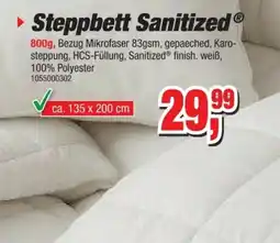 Möbelfundgrube Steppbett Sanitized Angebot