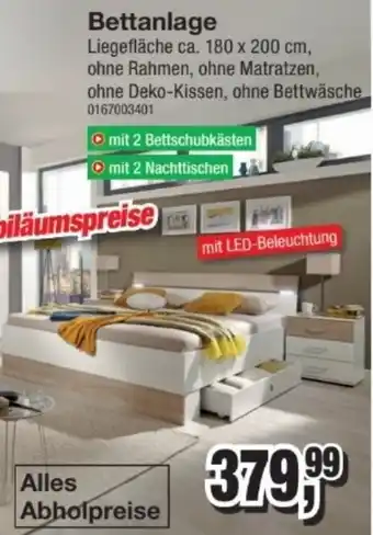 Möbelfundgrube Bettanlage Angebot