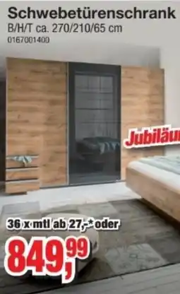 Möbelfundgrube Schwebetürenschrank Angebot