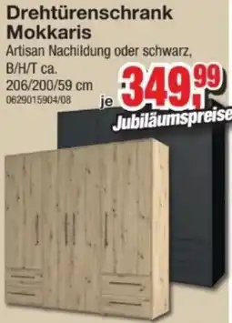 Möbelfundgrube Drehtürenschrank Mokkaris Angebot