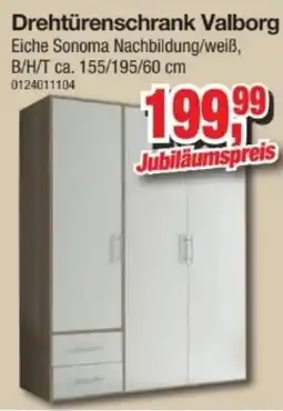 Möbelfundgrube Drehtürenschrank Valborg Angebot
