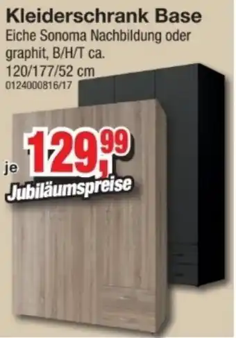 Möbelfundgrube Kleiderschrank Base Angebot