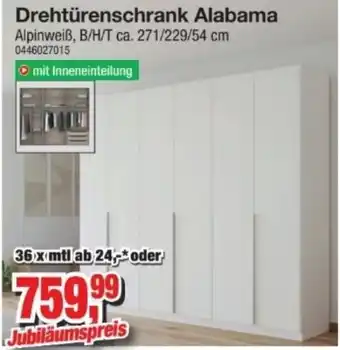 Möbelfundgrube Drehtürenschrank Alabama Angebot
