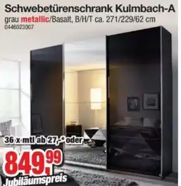 Möbelfundgrube Schwebetürenschrank Kulmbach-A Angebot