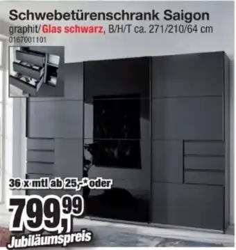 Möbelfundgrube Schwebetürenschrank Saigon Angebot