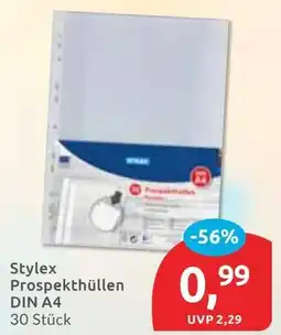 Budni Stylex Prospekthüllen DIN A4 Angebot