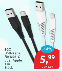 Budni 2GO USB-Kabel für USB-C oder Apple Angebot
