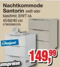 Möbelfundgrube Nachtkommode Santorin Angebot