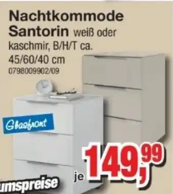 Möbelfundgrube Nachtkommode Santorin Angebot