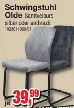 Möbelfundgrube Schwingstuhl Olde Angebot