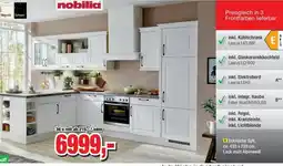 Möbelfundgrube nobilia Eckküche Sylt, ca. 435 x 220 cm Angebot