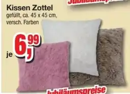 Möbelfundgrube Kissen Zottel Angebot
