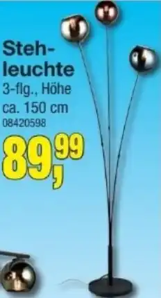 Möbelfundgrube Steh- leuchte 3-flg. Angebot