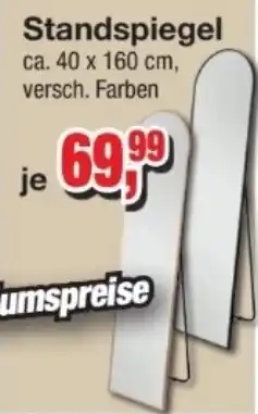 Möbelfundgrube Standspiegel Angebot