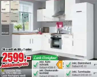 Möbelfundgrube Eckküche Star, ca. 175 x 280 cm Angebot