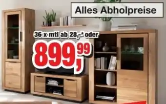 Möbelfundgrube Wohnwand Greno Angebot